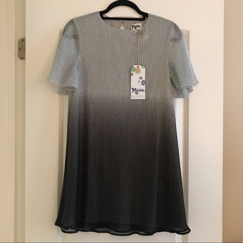 🖤 JENNER DRESS ICICLE DIP DYE XS